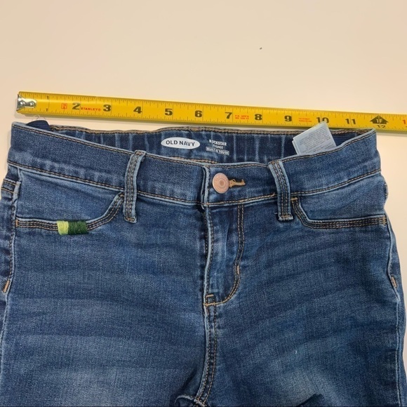 𝅺one of a kind Old Navy Rockstar Sashiko Jeans custom - Picture 14 of 16
